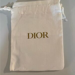 Dior White Dust Bag for Jewelry